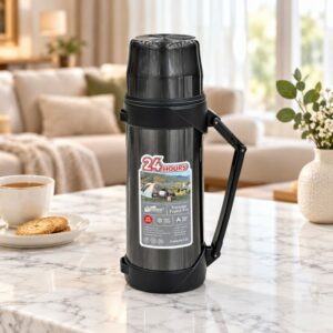Thermos Isotherme 1.2L en Plastique avec Intérieur en Verre