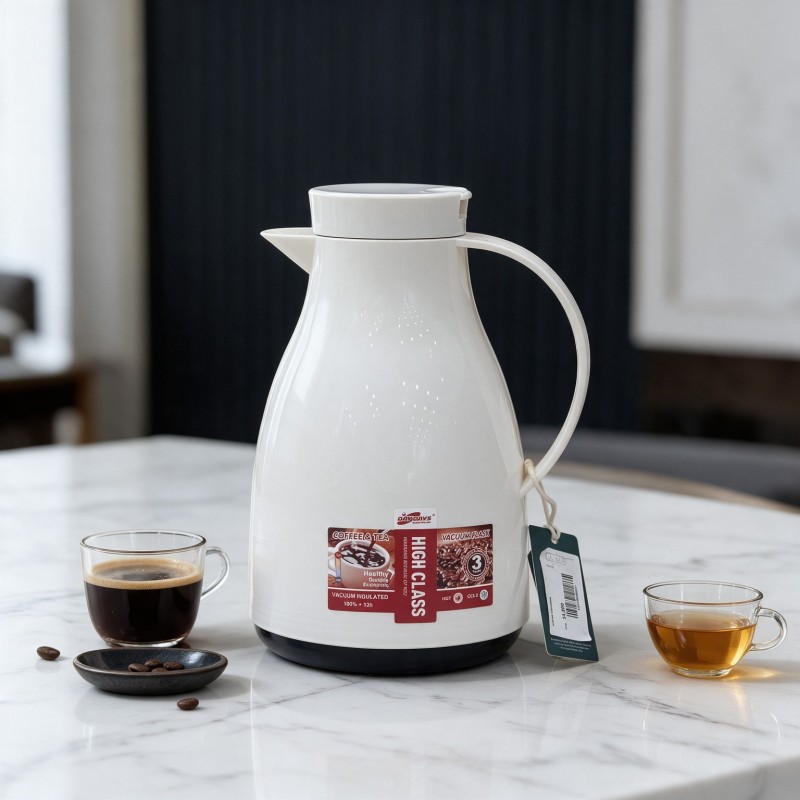 Thermos Isotherme 1L en Plastique avec Intérieur en Verre