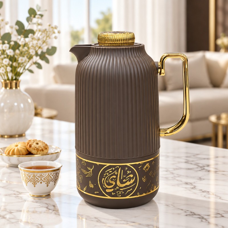 Thermos Isotherme 1L en Plastique avec Intérieur en Verre