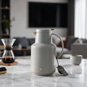 Thermos Isotherme 1.5L en Plastique avec Intérieur en Verre