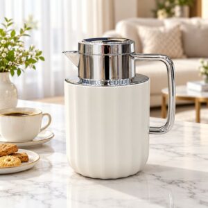 Thermos Isotherme 1L en Plastique avec Intérieur en Verre