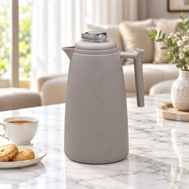 Thermos Isotherme 1L en Plastique avec Intérieur en Verre