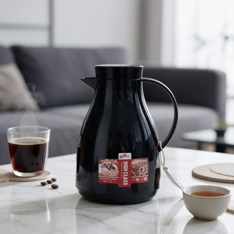 Thermos Isotherme 1L en Plastique avec Intérieur en Verre